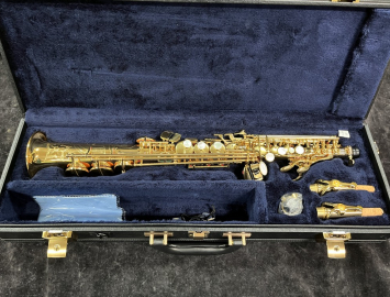 MINT Condition Yamaha Custom EX Soprano Sax in Gold Lacquer - Serial # 009946